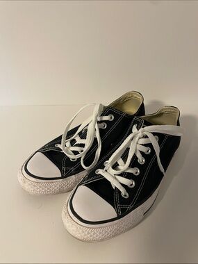 Converse Chuck Taylor All Star Low Top Black White Size 8